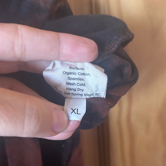 Black and Brown shibori Maxi Dress - Picture 7 of 7